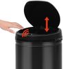 vidaXL Automatischer Sensor-Mülleimer 30 L Kohlenstoffstahl Schwarz 322698 Bild 5