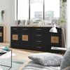 Sideboard >Georgia< in Eiche Artisan Nachbildung - 180x92x38cm (BxHxT) Bild 4