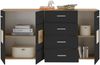 Sideboard >Georgia< in Eiche Artisan Nachbildung - 180x92x38cm (BxHxT) Bild 3