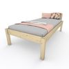 Pfostenbett "metallarm" Fichte Holzbett "Daybett" 140 x 210cm 48cm Doppelbett Bild 3