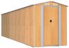 vidaXL Geräteschuppen Hellbraun 192x772x223 cm Verzinkter Stahl 3147478 Bild 2
