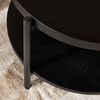 Bronx71 Couchtisch Rio rund Ø 58 cm Eiche schwarz Bild 5