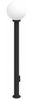 vidaXL Pollerleuchte mit Auslass 120 cm Schwarz IP44 4006121 Bild 4