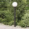 vidaXL Pollerleuchte mit Auslass 120 cm Schwarz IP44 4006121 Bild 3