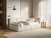 Selsey 'Cloudy' Jugendbett 120x200, Kopfteil rechts, Matratze & Bettkasten, Bouclé Hellbeige Bild 3