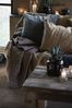 Ib Laursen - Kissenbezug Thunder Grau 52x52cm Samt Velour 6230-75 Kissenhülle Bild 2