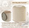 Amagohome Sitzhocker Hocker Sitzhocker Merino Pouf indoor outdoor ø40 H45cm Sitzpouf nachfü, Bezug abnehmbar u. bei 30° Feinwäsche waschbar! Bild 3