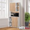 HTI-Living Hochschrank Küchenschrank Malin Weiß Sonoma (Stück, 1-St, 1 Küchenschrank) Küchenbuffet Bild 2
