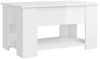 vidaXL Couchtisch Hochglanz-Weiß 79 x 49 x 41 cm Holzwerkstoff [809716] Bild 4