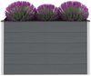 vidaXL Garten-Hochbeet WPC 150 x 50 x 91 cm Grau 43608 Bild 3