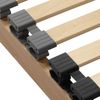 Ergonomisches 7-Zonen Lattenrost 100x200, massiver Buchenholzrahmen, 28 Federleisten, Made in Germany, verstellbares Kopfteil, bis 150 kg Bild 3
