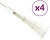 vidaXL Feuerwerkslichter 4 Stk. Weihnachtsdeko Mehrfarbig 20cm 560LEDs 328610 Bild 2
