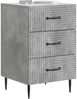 vidaXL Nachttisch Betongrau 43 x 41 x 66,5 cm Holzwerkstoff 894788 Bild 2