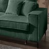 Ecksofa Récamiere Schlaffunktion Bettkasten Couch Polsterecke in Cord Grün Bild 5