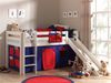 Spielbett Pino mit Rutsche und Textilset "Domino" Bild 2