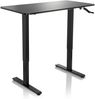 hjh OFFICE Schreibtisch STAND CR MDF Platte, Gestell aus Stahl Schwarz Bild 5
