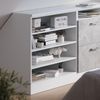 Küchenschrank für Dachschrägen R-Line Weiß 80 cm mit 4 Fächern, Schrankkorpus 60 cm Tiefe Vicco Bild 4