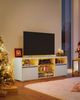 Vasagle TV-Schrank Fernsehtisch mit LED-Beleuchtung, 2 Schränke, 160 cm Bild 2
