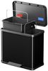 Hailo Tretmülleimer Oko Duo Plus Größe L 17L + 9L Schwarz 0630-260 415431 Bild 4
