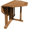 Teak Klapptisch Savona 75 x 150 x 150 cm Bild 5
