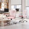 Yaheetech Bürostuhl aus Mesh-Gewebe Höhenverstellbarer Schreibtischstuhl, Ergonomischer Drehstuhl Arbeitsstuhl Computerstuhl mit Wippfunktion Bild 3