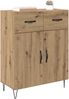 vidaXL Sideboard Artisan-Eiche 69,5 x 34 x 90 cm Holzwerkstoff 882273 Bild 3