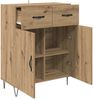 vidaXL Sideboard Artisan-Eiche 69,5 x 34 x 90 cm Holzwerkstoff 882273 Bild 5