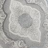 Carpetia Teppich Orientteppich mit Verzierungen glänzend silber grau-beige, rechteckig, Höhe: 12 mm, Allergiker-freundlich Bild 3