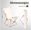 KOMFOTTEU Klappstuhl Schmetterlingsstühlen (2er Set), Tragfähigkeit 150 kg Bild 3