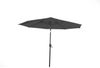 PINO Mittelstockschirm Ø 300 cm anthrazit-meliert – Sonnenschirm mit Aluminiumgestell, Easy-Up-Kurbelsystem, Knickfunktion und UPF 50+ UV-Schutz Bild 2