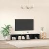 vidaXL TV-Schrankset 2 pcs Schwarz Eichen-Optik 37 x 35 x 107cm 3393550 Bild 4