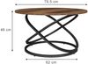 Couchtisch Calgary Holz 79.5 x 46 cm mit großer Arbeitsfläche Vicco Bild 3