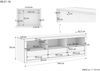Fernsehboard TV-Element Lowboard TV-Schrank 160x44x50 Buche lackiert 90.51-16 Bild 3