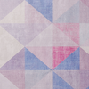 Teppich blau-grau 160x230 cm Kurzflor KARTEPE Bild 5