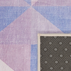 Teppich blau-grau 160x230 cm Kurzflor KARTEPE Bild 4