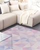 Teppich blau-grau 160x230 cm Kurzflor KARTEPE Bild 3