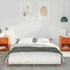 vidaXL Bettrahmen Wachsbraun 160 x 220 cm Massives Kiefernholz 873135 Bild 3