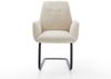 Freischwinger Zoa-Flex Cord Beige Freischwinger flach Schwarz Taschenfederkern Bild 2