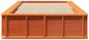 vidaXL Bettrahmen Wachsbraun 75 x 190 cm Massives Kiefernholz 872763 Bild 5