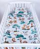 Babydecke BABYLUX Babydecke Krabbeldecke MINKY Kuscheldecke 75x100 cm+KISSEN, BabyLux, K148 - Grau + Dschungel Bild 2