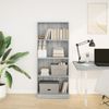 vidaXL Bücherregal Grau Sonoma 60x24x143 cm Holzwerkstoff 857817 Bild 3