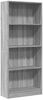vidaXL Bücherregal Grau Sonoma 60x24x143 cm Holzwerkstoff 857817 Bild 2