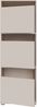 Forte WASHCAB 50, moderner Badezimmerschrank zur Aufbewahrung von Putz- und Waschutensilien, 3-türig, Badezimmer, Holzwerkstoff, Kaschmir Beige, 50 cm breit x 143,3 cm hoch x 67,5 cm tief Bild 3