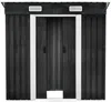 Vente-unique - MANSO Gartenhaus Metall Grau - B 109 cm x H 170 cm x L 183 cm Bild 4