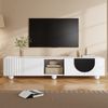 Moderner TV-Schrank, TV-Ständer, TV-Paneel, niedrigerer TV-Ständer. Einzigartiges Design. 180 x 40 x 41,5 cm (L x B x H) Bild 2