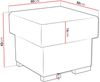 Polsterhocker Apollo mit Stauraum (Farbe: Crown 15) Bild 2