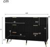 Elegantes Sideboard mit modernem Design, Kommode mit Schubladen und viel Stauraum Bild 5