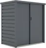 Vente-unique - REIVAX Gartenaufbewahrung Metall Grau - B 80 cm x H 131 cm x L 125 cm Bild 5