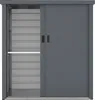 Vente-unique - REIVAX Gartenaufbewahrung Metall Grau - B 80 cm x H 131 cm x L 125 cm Bild 4