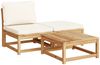 vidaXL 4-tlg. Garten-Lounge-Set mit Kissen Massivholz Akazie 3214284 Bild 3